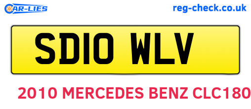 SD10WLV are the vehicle registration plates.