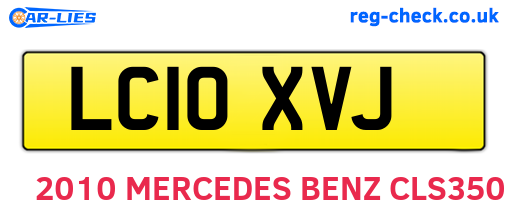 LC10XVJ are the vehicle registration plates.