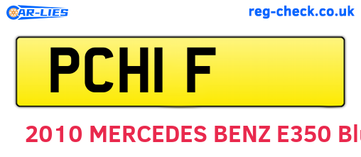 PCH1F are the vehicle registration plates.