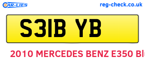 S31BYB are the vehicle registration plates.