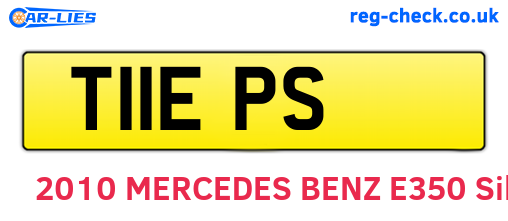 T11EPS are the vehicle registration plates.