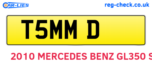 T5MMD are the vehicle registration plates.