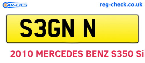 S3GNN are the vehicle registration plates.