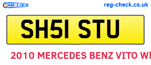 SH51STU are the vehicle registration plates.