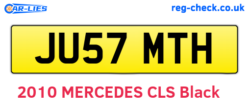 JU57MTH are the vehicle registration plates.