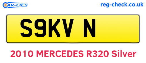 S9KVN are the vehicle registration plates.