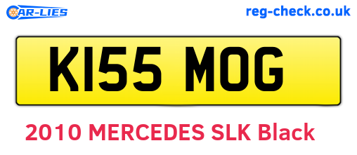 K155MOG are the vehicle registration plates.