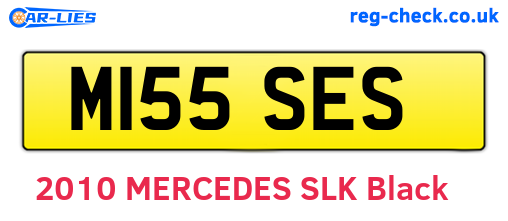 M155SES are the vehicle registration plates.