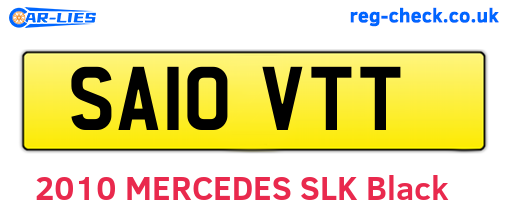 SA10VTT are the vehicle registration plates.