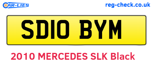 SD10BYM are the vehicle registration plates.