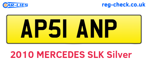 AP51ANP are the vehicle registration plates.