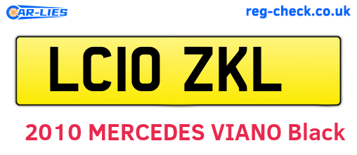 LC10ZKL are the vehicle registration plates.