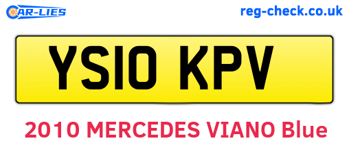 YS10KPV are the vehicle registration plates.
