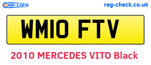 WM10FTV are the vehicle registration plates.