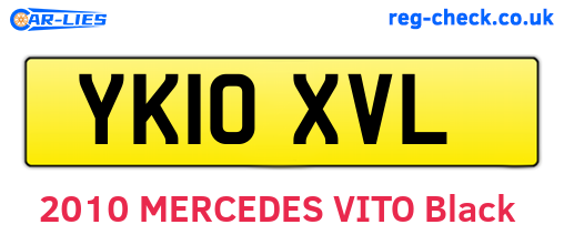 YK10XVL are the vehicle registration plates.