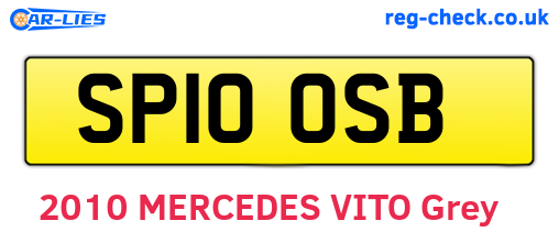 SP10OSB are the vehicle registration plates.