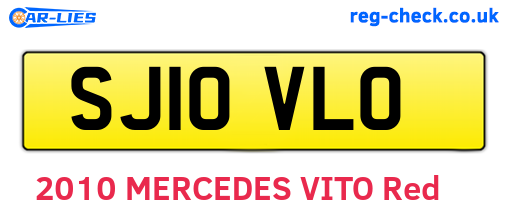 SJ10VLO are the vehicle registration plates.