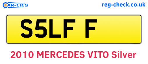 S5LFF are the vehicle registration plates.