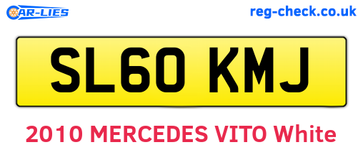 SL60KMJ are the vehicle registration plates.