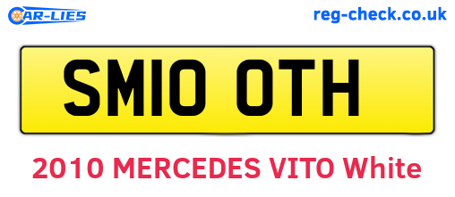 SM10OTH are the vehicle registration plates.