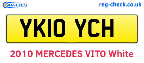 YK10YCH are the vehicle registration plates.