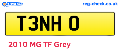 T3NHO are the vehicle registration plates.