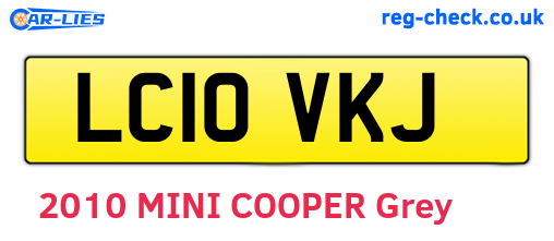 LC10VKJ are the vehicle registration plates.