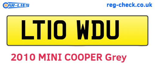 LT10WDU are the vehicle registration plates.