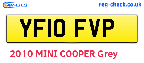 YF10FVP are the vehicle registration plates.