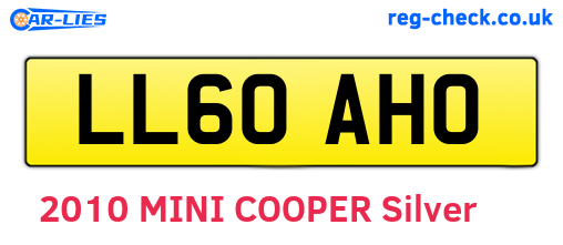 LL60AHO are the vehicle registration plates.