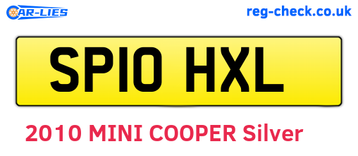 SP10HXL are the vehicle registration plates.