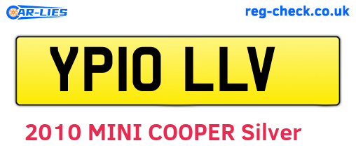 YP10LLV are the vehicle registration plates.