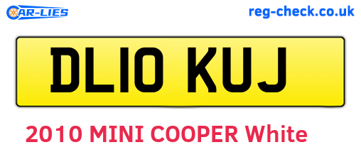 DL10KUJ are the vehicle registration plates.