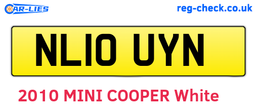 NL10UYN are the vehicle registration plates.