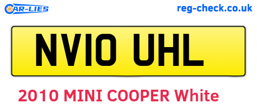 NV10UHL are the vehicle registration plates.
