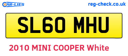 SL60MHU are the vehicle registration plates.
