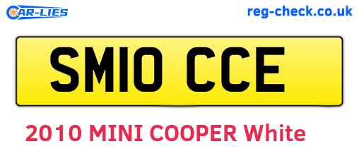 SM10CCE are the vehicle registration plates.