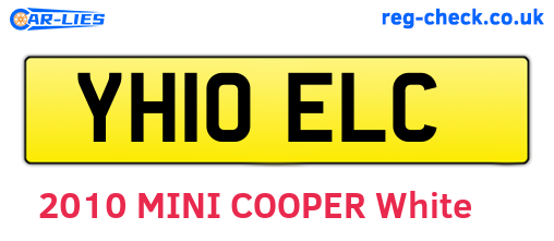 YH10ELC are the vehicle registration plates.