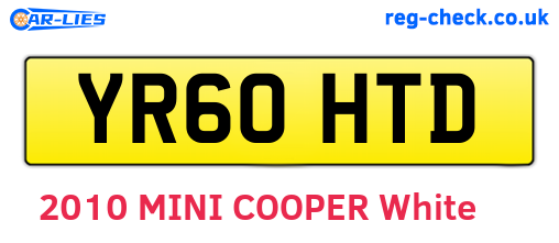 YR60HTD are the vehicle registration plates.