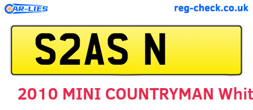 S2ASN are the vehicle registration plates.