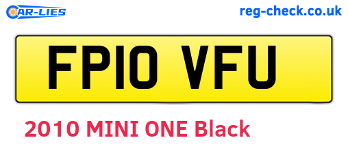 FP10VFU are the vehicle registration plates.