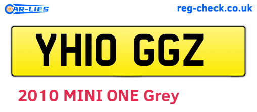 YH10GGZ are the vehicle registration plates.