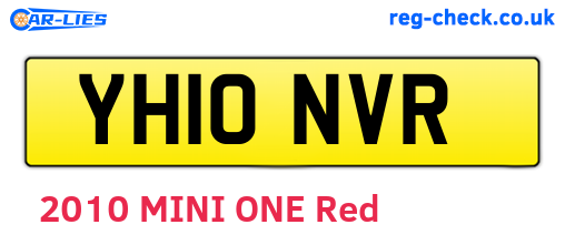 YH10NVR are the vehicle registration plates.
