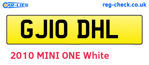 GJ10DHL are the vehicle registration plates.