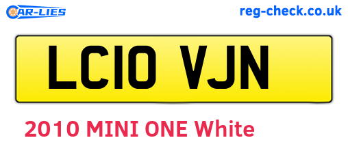 LC10VJN are the vehicle registration plates.