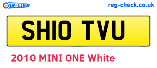 SH10TVU are the vehicle registration plates.