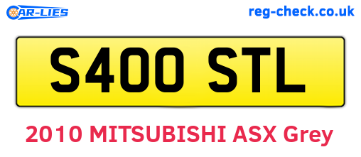 S400STL are the vehicle registration plates.