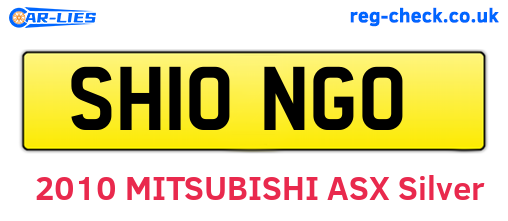 SH10NGO are the vehicle registration plates.