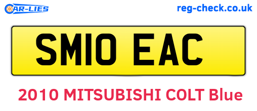 SM10EAC are the vehicle registration plates.