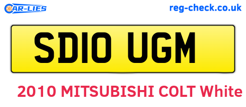 SD10UGM are the vehicle registration plates.